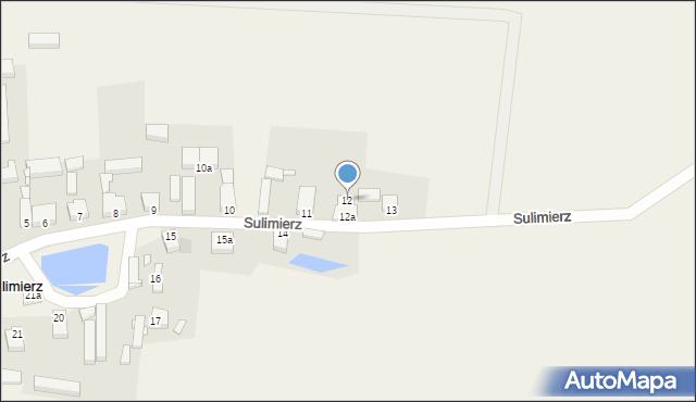 Sulimierz, Sulimierz, 12, mapa Sulimierz