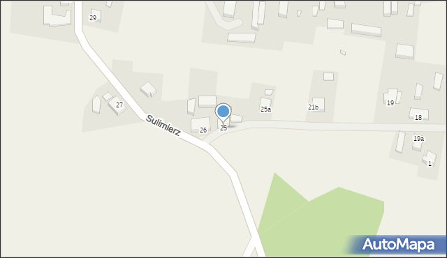 Sulimierz, Sulimierz, 25, mapa Sulimierz