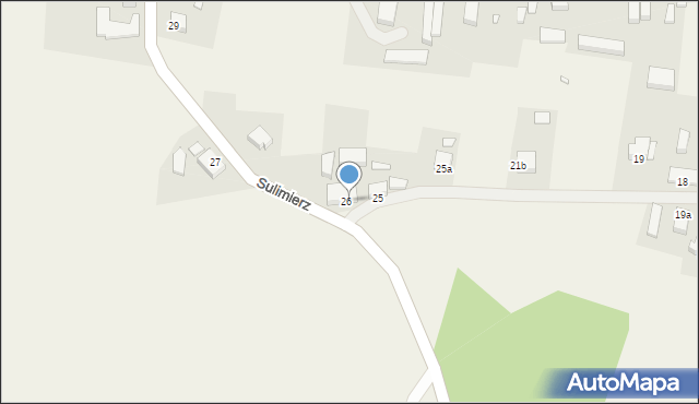 Sulimierz, Sulimierz, 26A, mapa Sulimierz