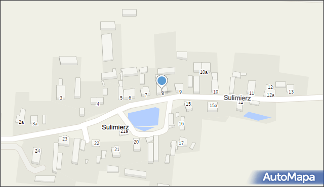 Sulimierz, Sulimierz, 8, mapa Sulimierz