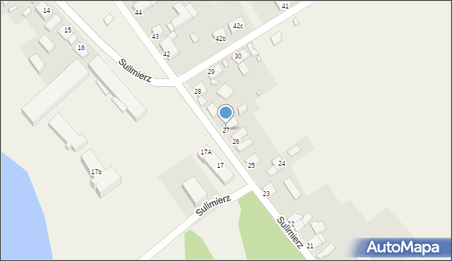 Sulimierz, Sulimierz, 27, mapa Sulimierz