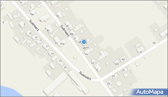 Sulimierz, Sulimierz, 45, mapa Sulimierz