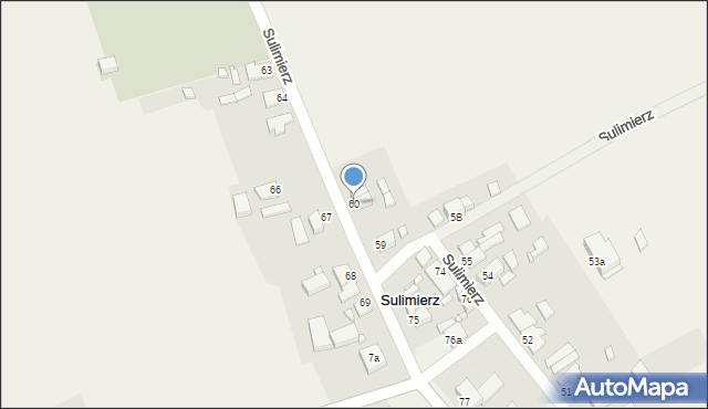 Sulimierz, Sulimierz, 60, mapa Sulimierz