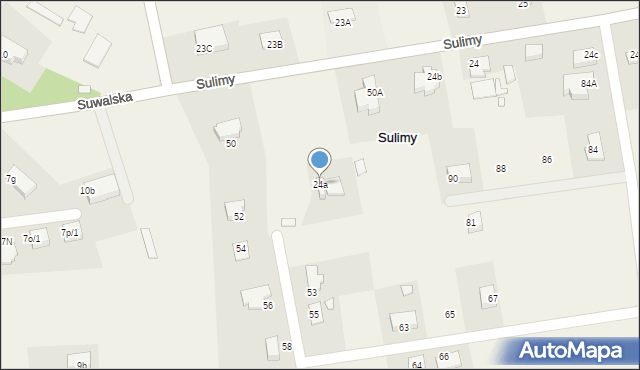 Sulimy, Sulimy, 24a, mapa Sulimy