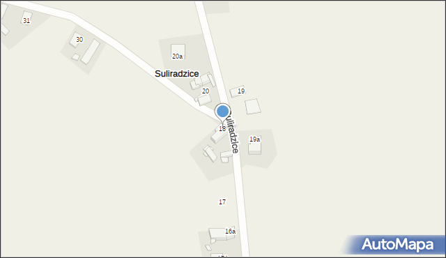 Suliradzice, Suliradzice, 18, mapa Suliradzice