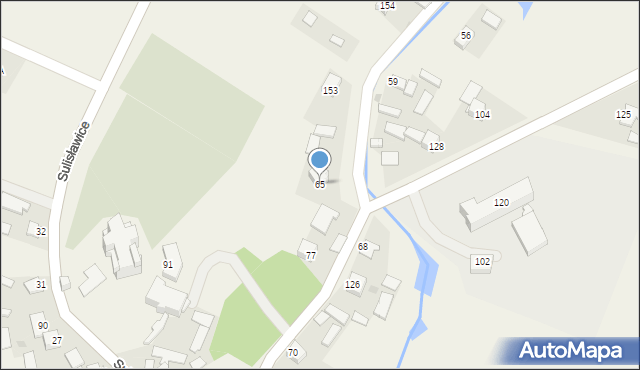 Sulisławice, Sulisławice, 65, mapa Sulisławice