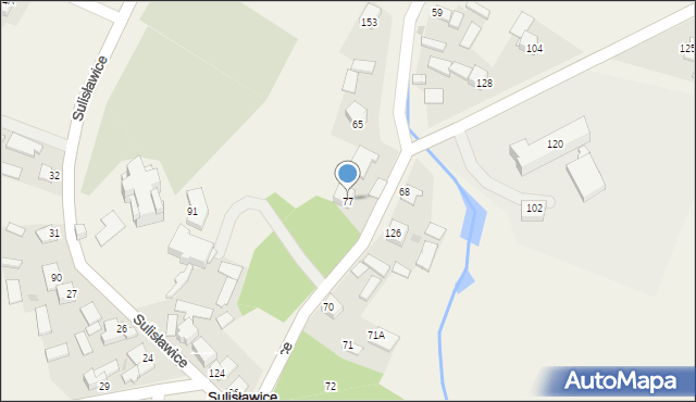 Sulisławice, Sulisławice, 77, mapa Sulisławice