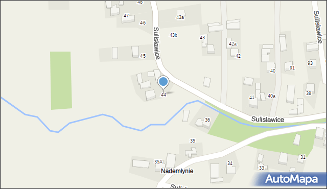 Sulisławice, Sulisławice, 44, mapa Sulisławice