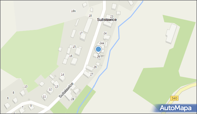 Sulisławice, Sulisławice, 25, mapa Sulisławice