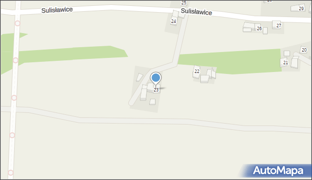 Sulisławice, Sulisławice, 23, mapa Sulisławice