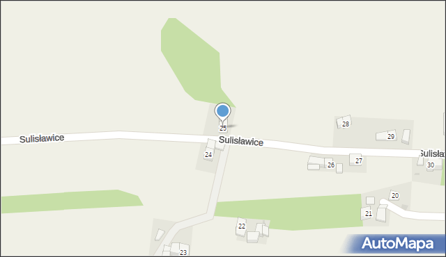 Sulisławice, Sulisławice, 25, mapa Sulisławice