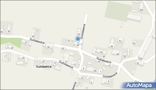 Sulisławice, Sulisławice, 42, mapa Sulisławice