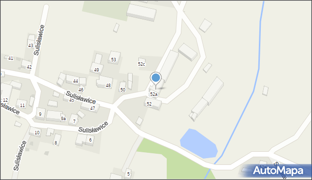 Sulisławice, Sulisławice, 52b, mapa Sulisławice
