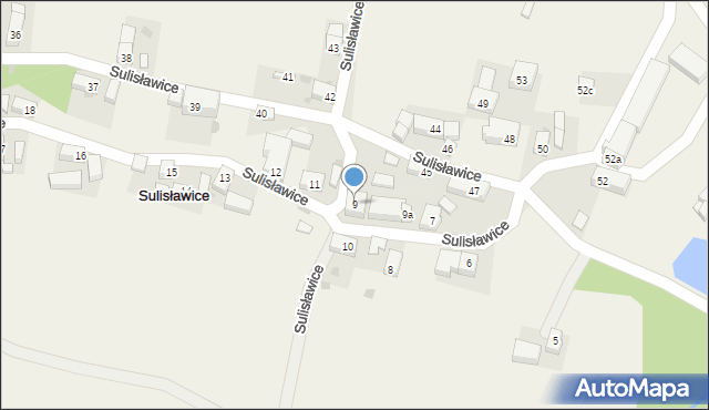 Sulisławice, Sulisławice, 9, mapa Sulisławice