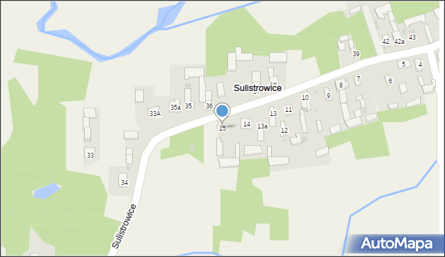 Sulistrowice, Sulistrowice, 15, mapa Sulistrowice