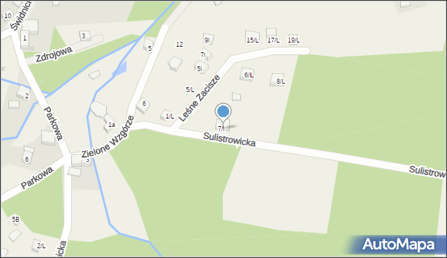 Sulistrowiczki, Sulistrowicka, 7/l, mapa Sulistrowiczki