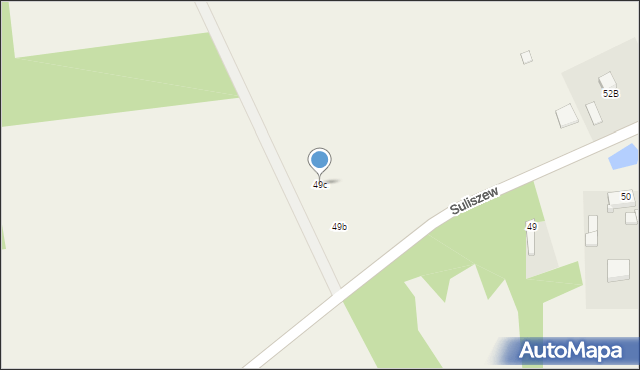 Suliszew, Suliszew, 49c, mapa Suliszew