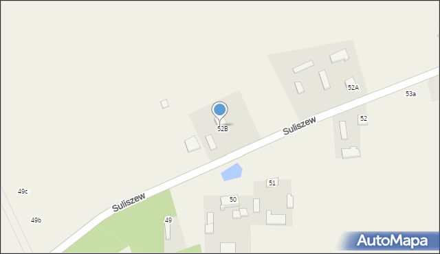 Suliszew, Suliszew, 52c, mapa Suliszew