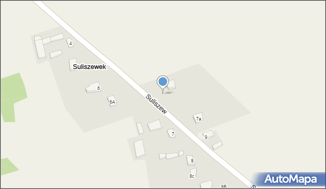 Suliszew, Suliszew, 7b, mapa Suliszew