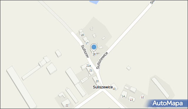 Suliszewice, Suliszewice, 16, mapa Suliszewice
