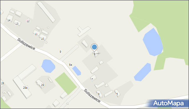 Suliszewice, Suliszewice, 8, mapa Suliszewice