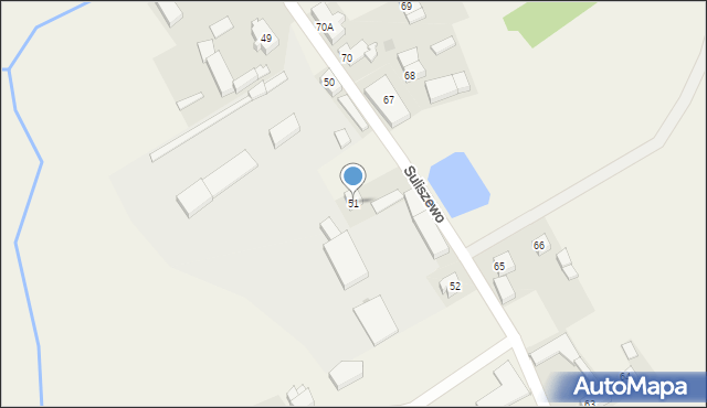 Suliszewo, Suliszewo, 51, mapa Suliszewo
