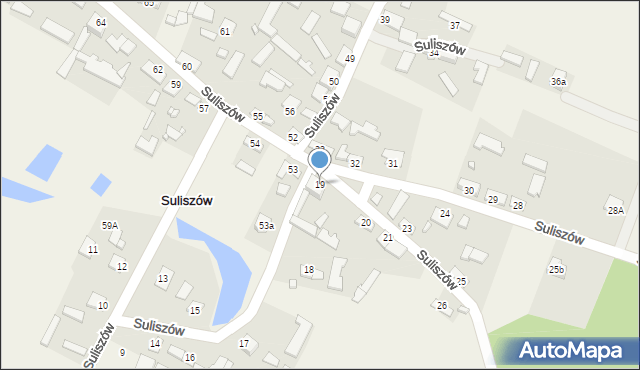 Suliszów, Suliszów, 19, mapa Suliszów