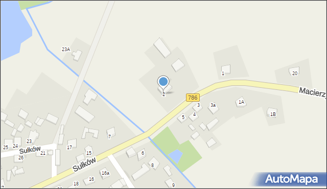 Sułków, Sułków, 2, mapa Sułków