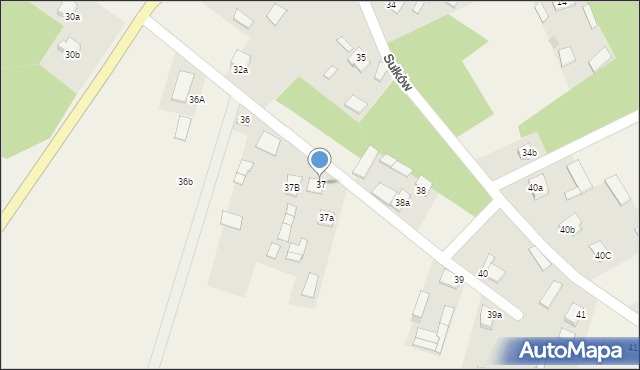 Sułków, Sułków, 37, mapa Sułków