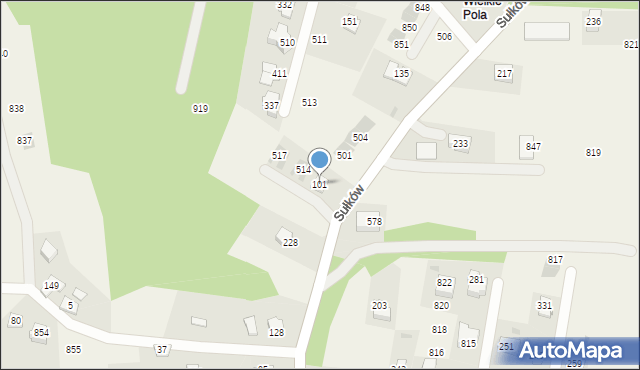 Sułków, Sułków, 101, mapa Sułków