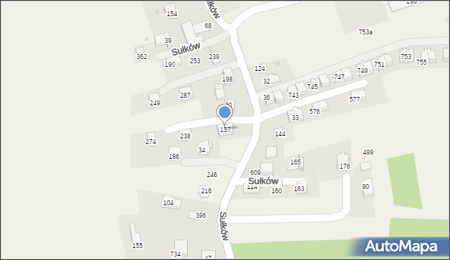 Sułków, Sułków, 137, mapa Sułków
