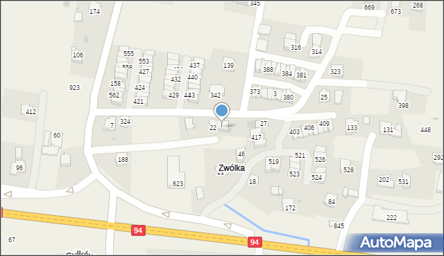 Sułków, Sułków, 22A, mapa Sułków