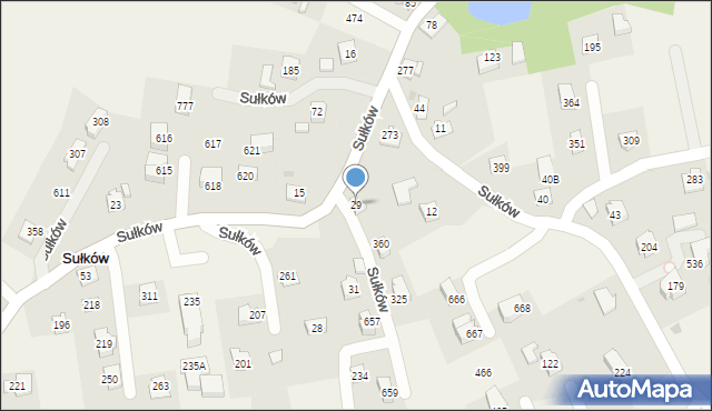 Sułków, Sułków, 29, mapa Sułków