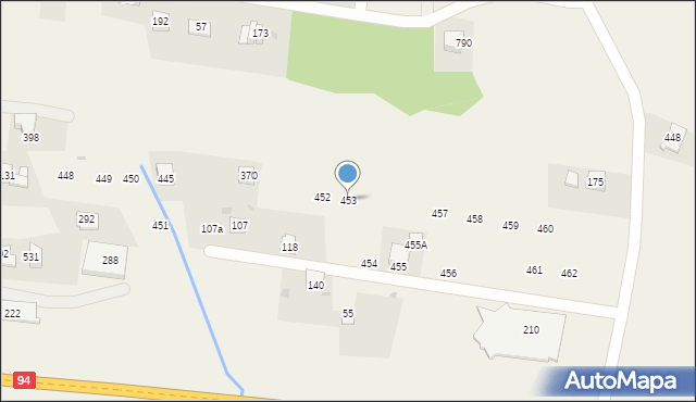 Sułków, Sułków, 453, mapa Sułków