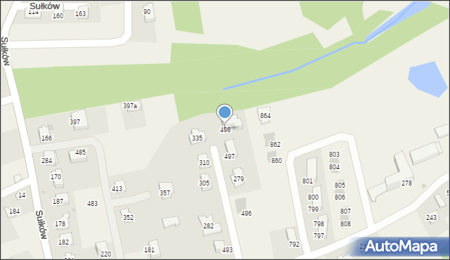 Sułków, Sułków, 498, mapa Sułków