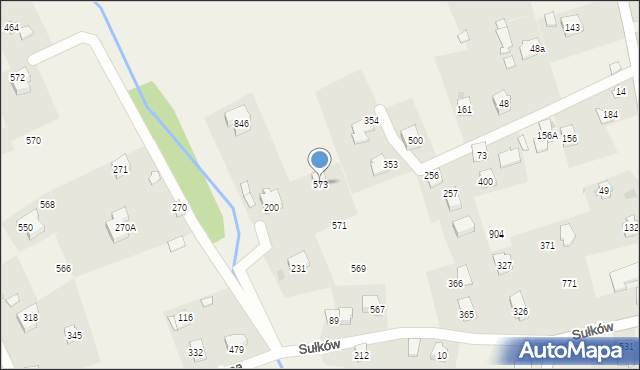 Sułków, Sułków, 573, mapa Sułków