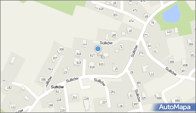 Sułków, Sułków, 619, mapa Sułków