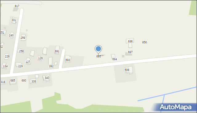 Sułków, Sułków, 695, mapa Sułków