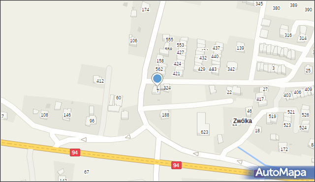 Sułków, Sułków, 7, mapa Sułków