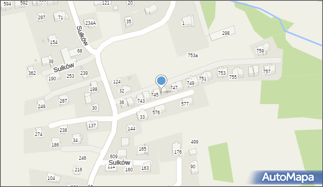 Sułków, Sułków, 746, mapa Sułków