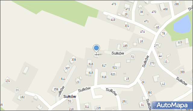 Sułków, Sułków, 777, mapa Sułków