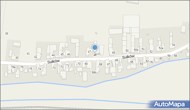 Sułków, Sułków, 48, mapa Sułków