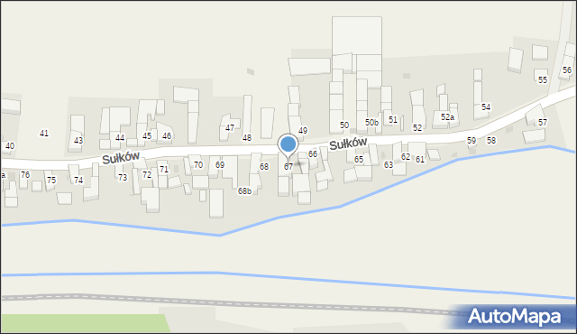 Sułków, Sułków, 67, mapa Sułków