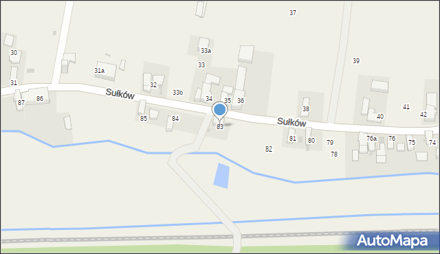 Sułków, Sułków, 83, mapa Sułków