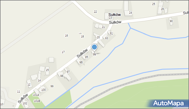 Sułków, Sułków, 94, mapa Sułków