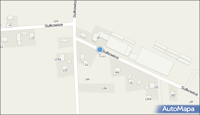 Sułkowice, Sułkowice, 14h, mapa Sułkowice