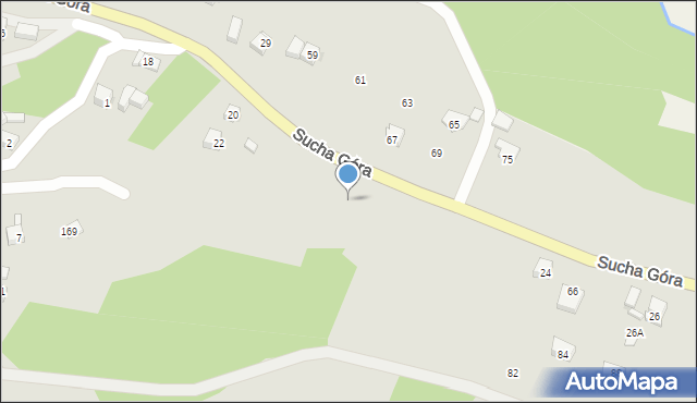 Sułkowice, Sucha Góra, 22c, mapa Sułkowice