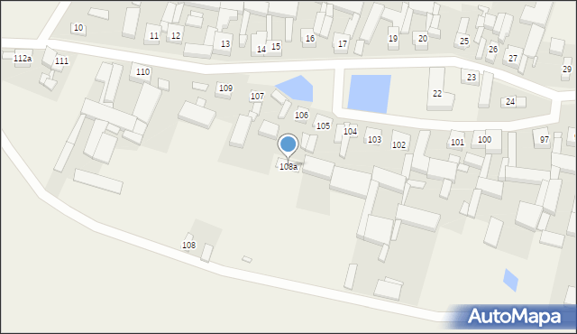 Sułkowice, Sułkowice, 108a, mapa Sułkowice