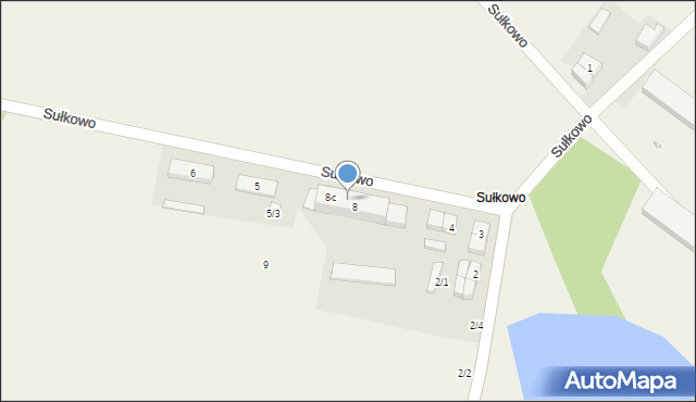 Sułkowo, Sułkowo, 8b, mapa Sułkowo