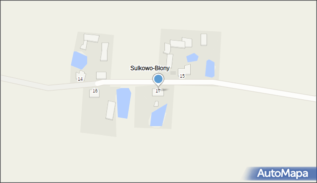 Sulkowo-Bariany, Sulkowo-Bariany, 17, mapa Sulkowo-Bariany